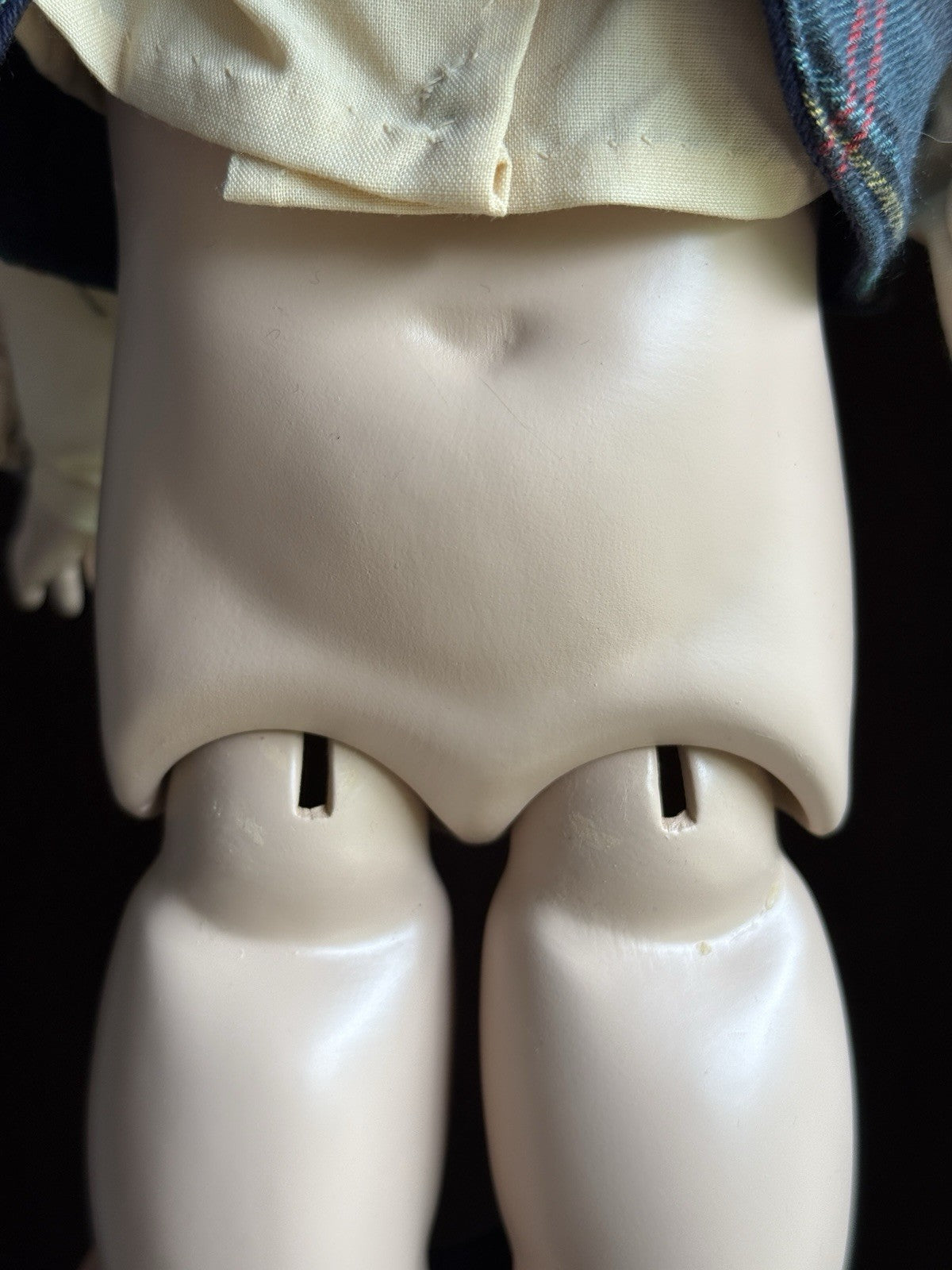 Porcelain/Composition 18” Repro of Antique Gebruder Heubach Character Boy Doll