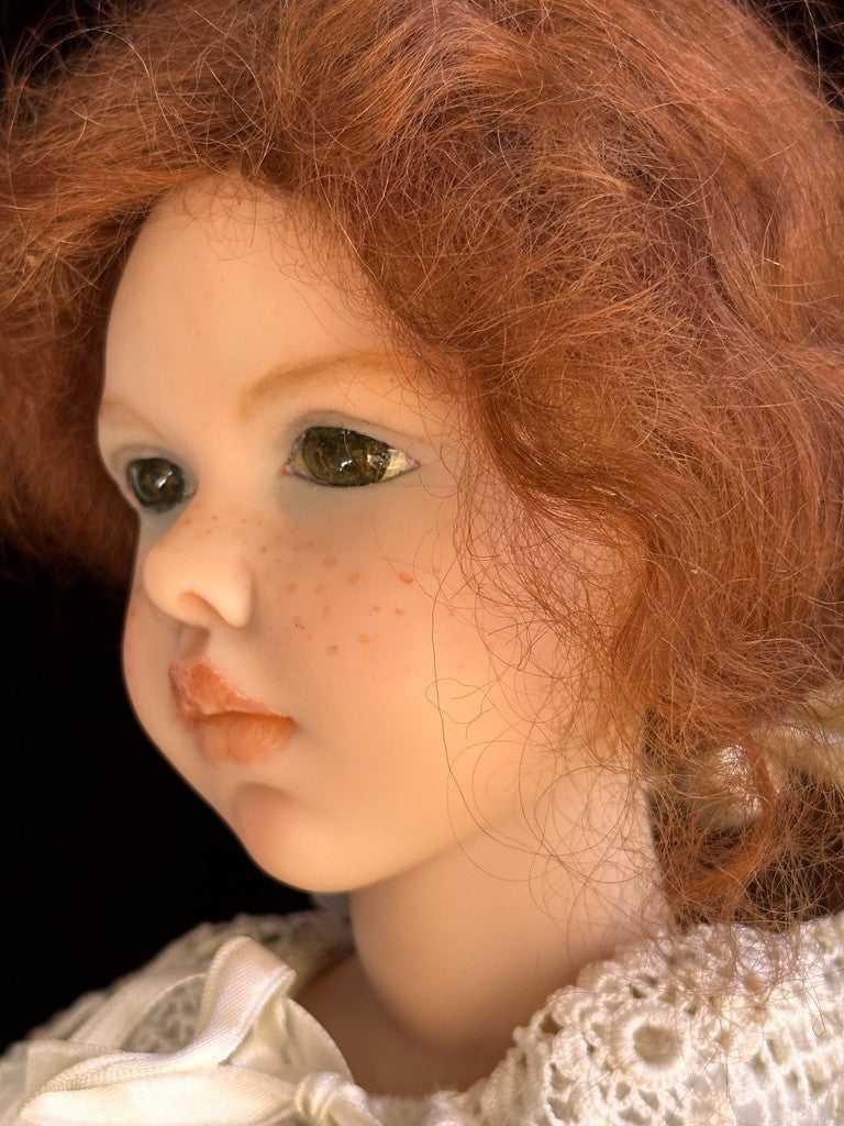 Collectible French Heloise 23.5” Resin/Cloth Signed Doll LE 100