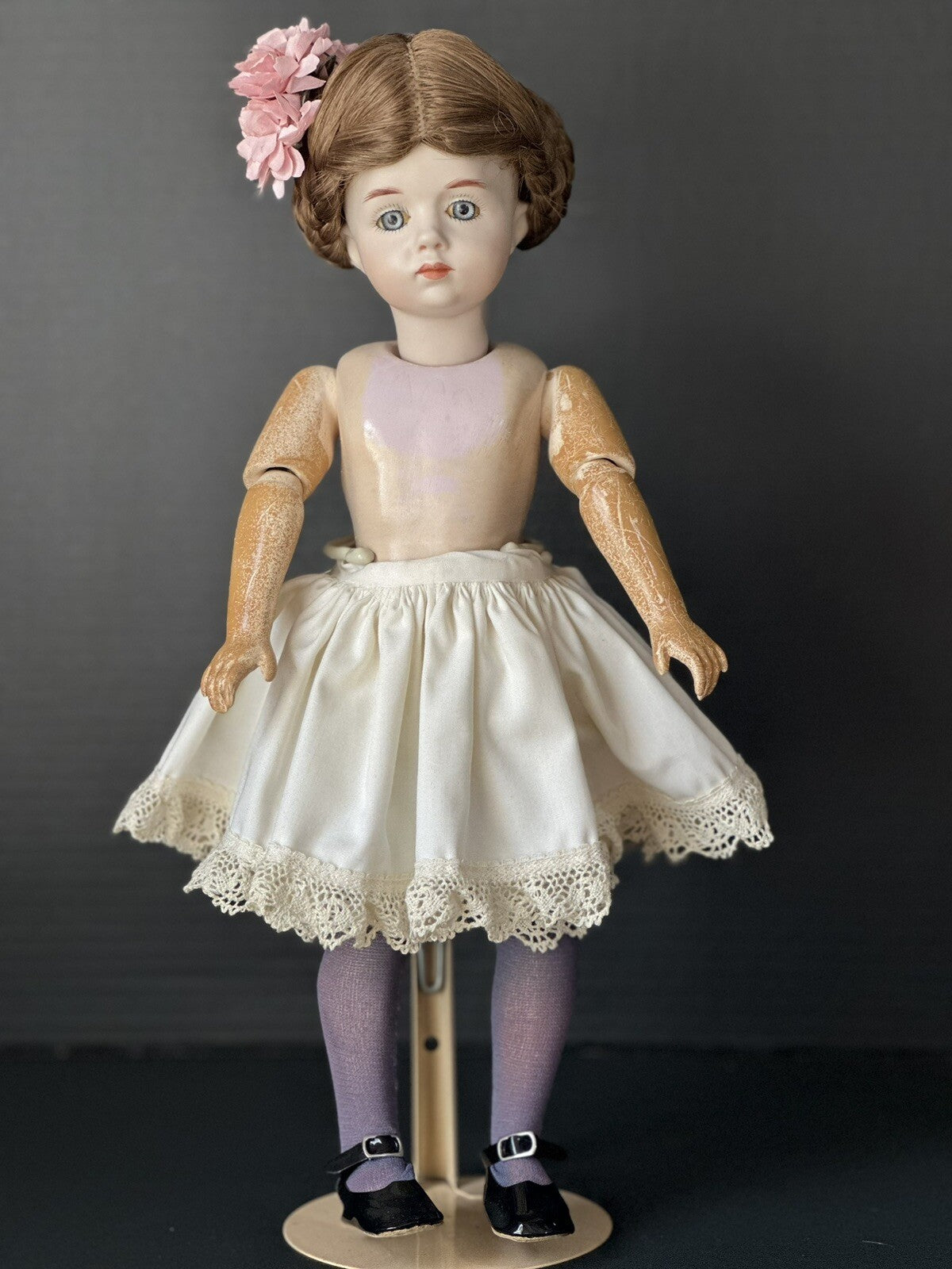 Reproduction of  Antique French Albert Marque 15” Doll Porcelain Head