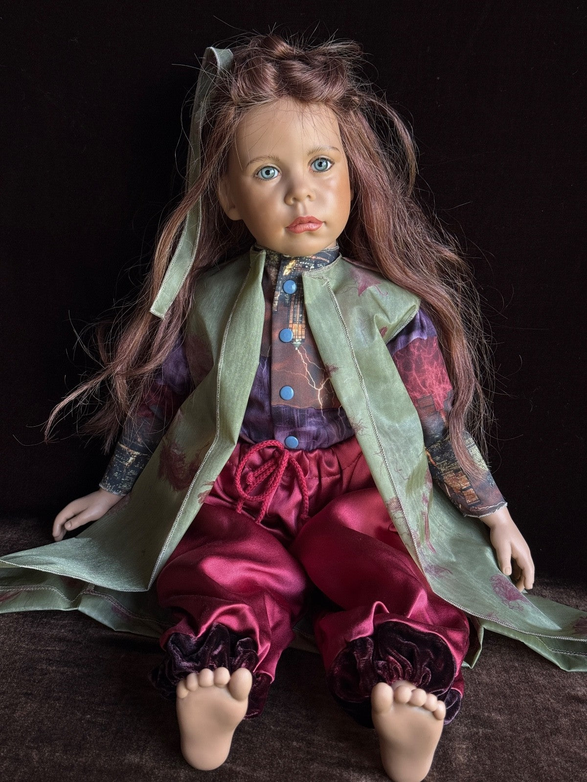 Original Vinyl 22” Farah Doll By Ilse Wippler for Sigikid Germany LE 3000 in Box