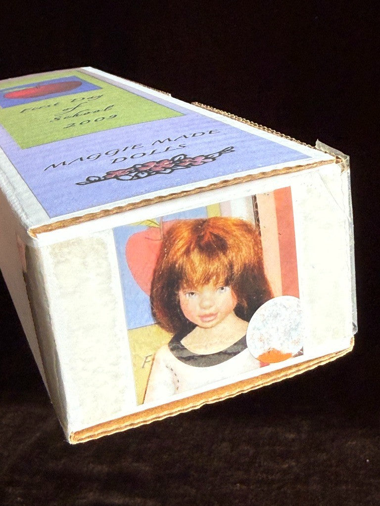 Collectible 8.5” Maggie lacono First Day of School Doll MIB