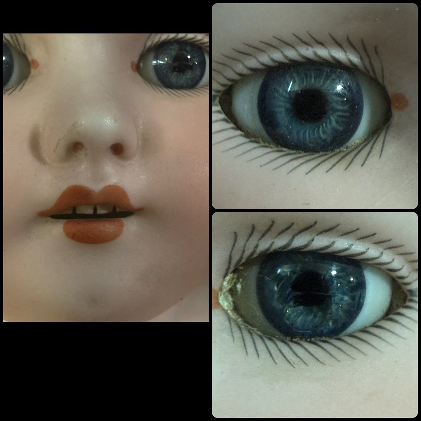 Antique German Simon Halbig Mold Dep 1040 Dep 8  Bisque Head 21” Doll