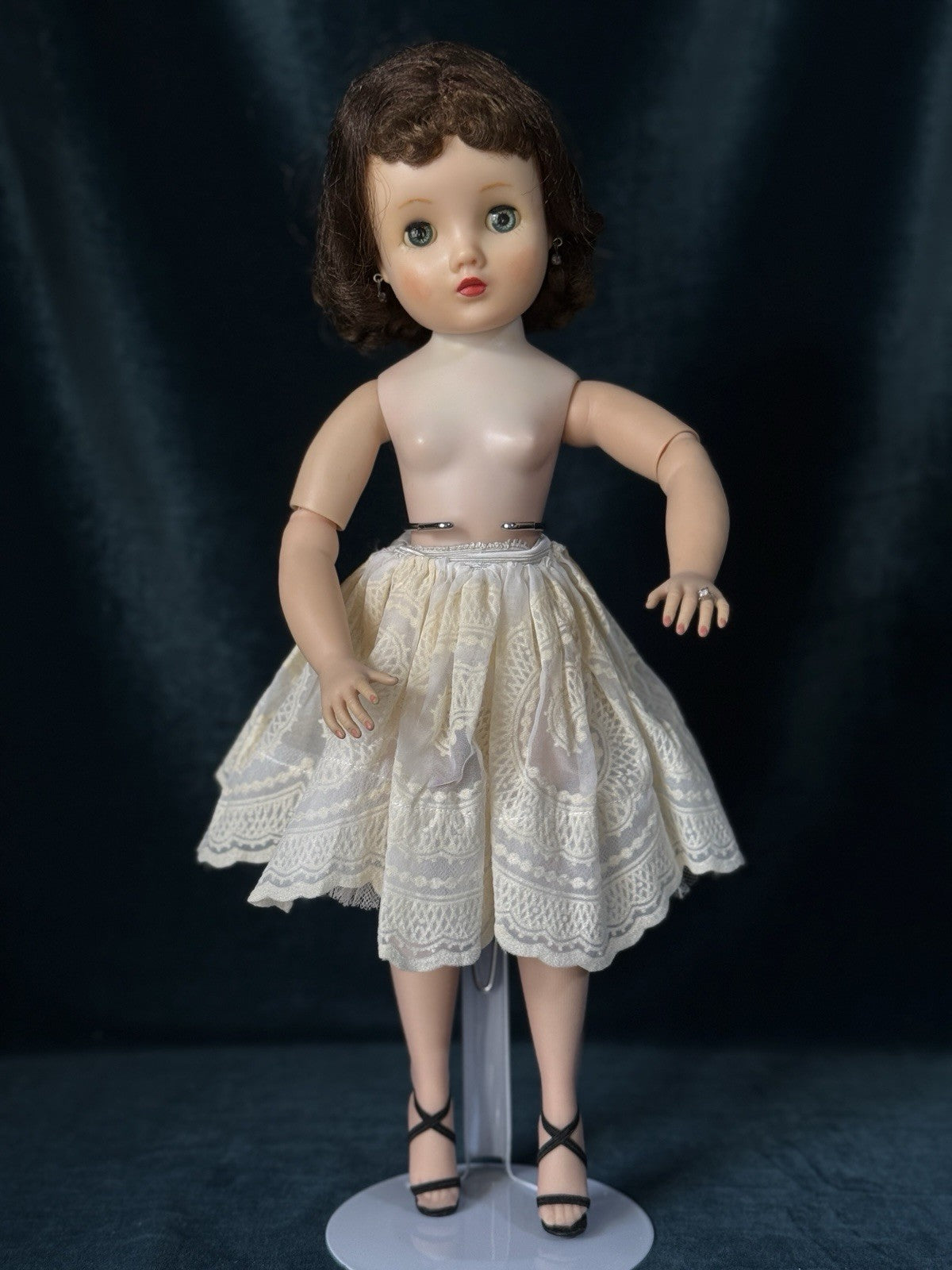 Vintage 1958 Madame Alexander 16” Elise Doll Aquamarine Bolero #16-11 Outfit