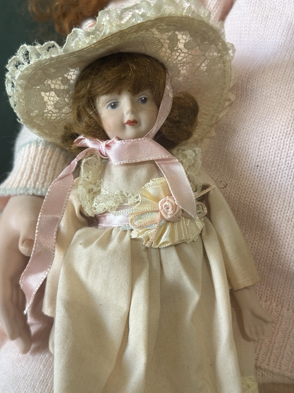 Artist Reproduction Of “Hilary” by Dianna Effner 28” Porcelain Doll Cloth Body