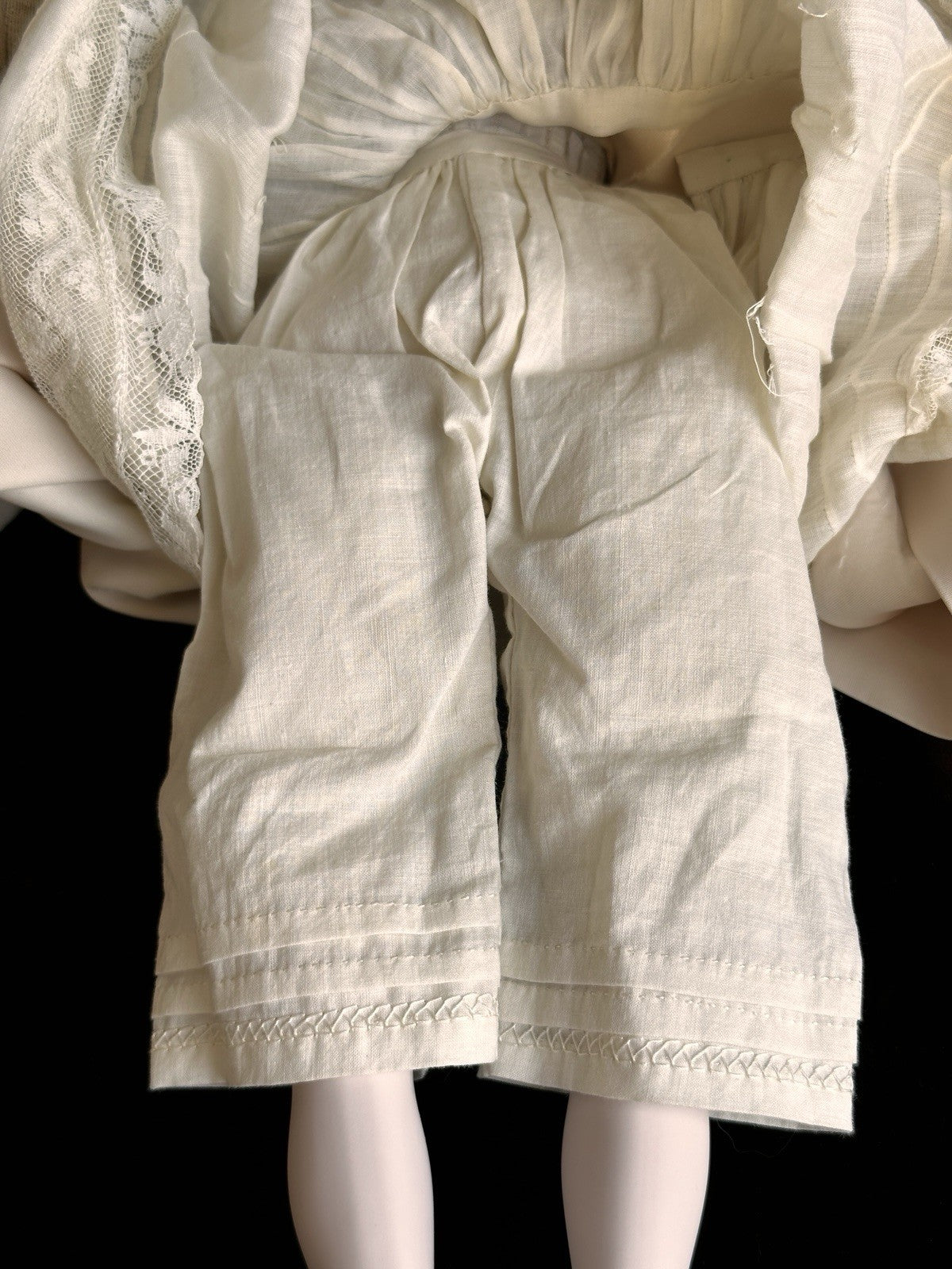 Vintage Porcelain 17” Signed Emma Clear Parian China Doll