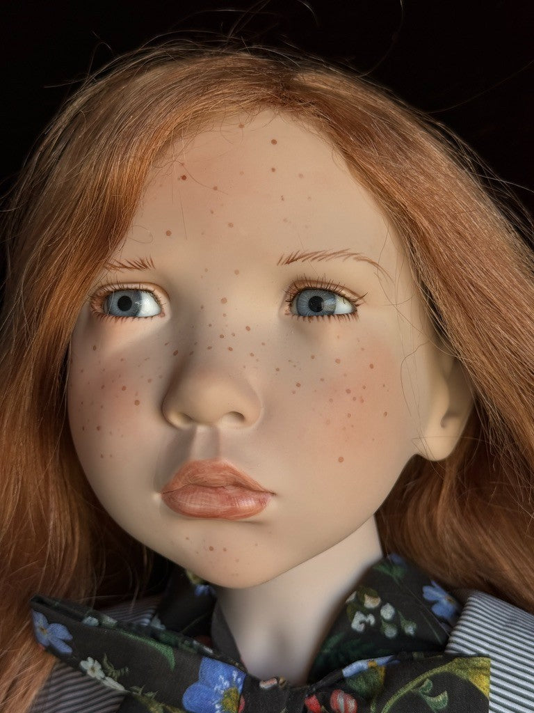 Rare Huge Lifelike Zwergnase 35” Philomene Vinyl Doll 2018 LE 45 in Box