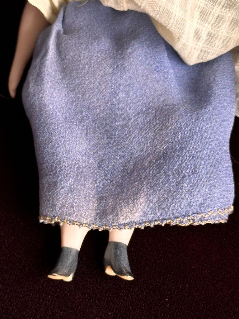 Vintage 5.5” Hertwig (?) Miniature Porcelain Dollhouse Parian Doll