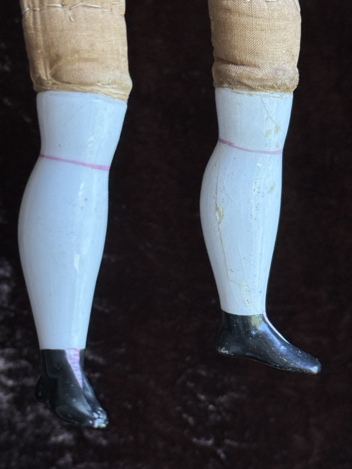 Antique German 16” Flat Top Highbrow China Shoulder Head Doll