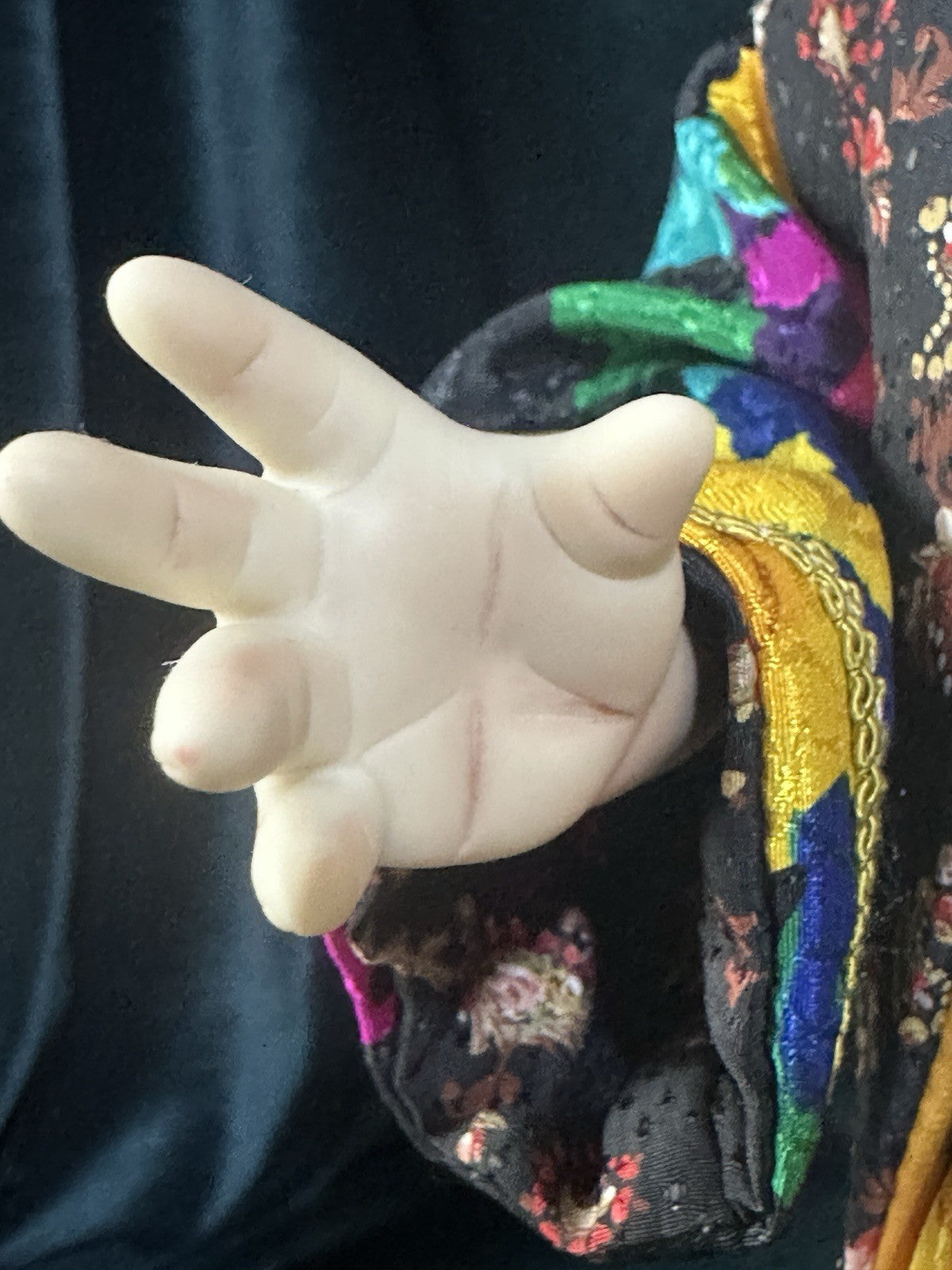 Artist Made Limited Edition of 250 Porcelain 14” Doll “Po-Sing” By Yolanda Bello