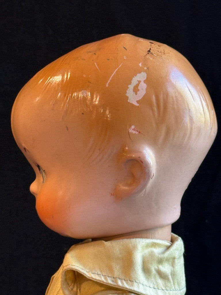 Early Vintage American Effanbee 14.5” Composition Skippy Character Boy Doll