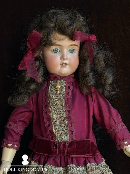Antique German 20” Schoenau & Hoffmeister 1906 Bisque Head Doll