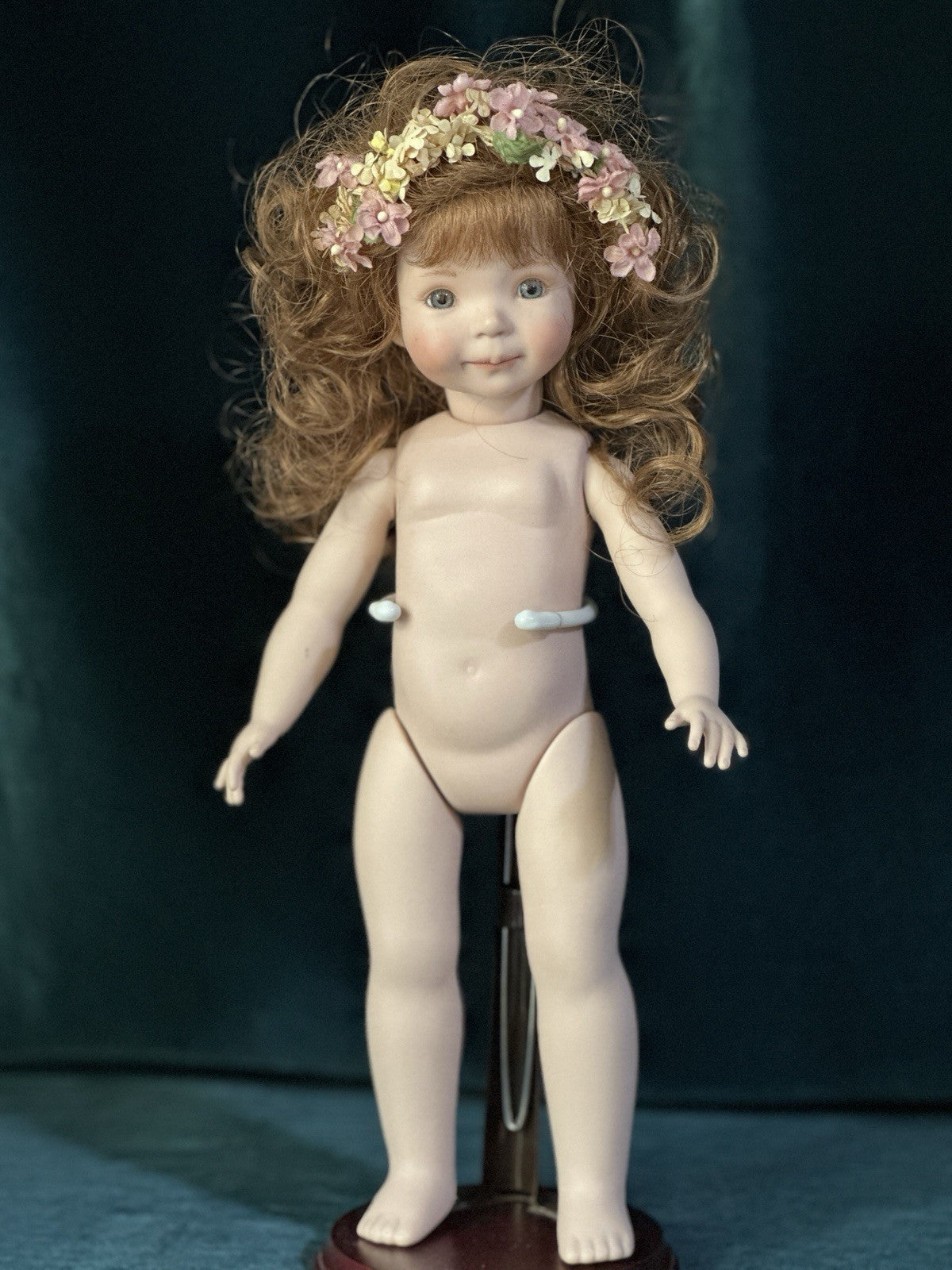 Reproduction Of “Jenny II” by Dianna Effner Mold Porcelain 13 1/2”Doll