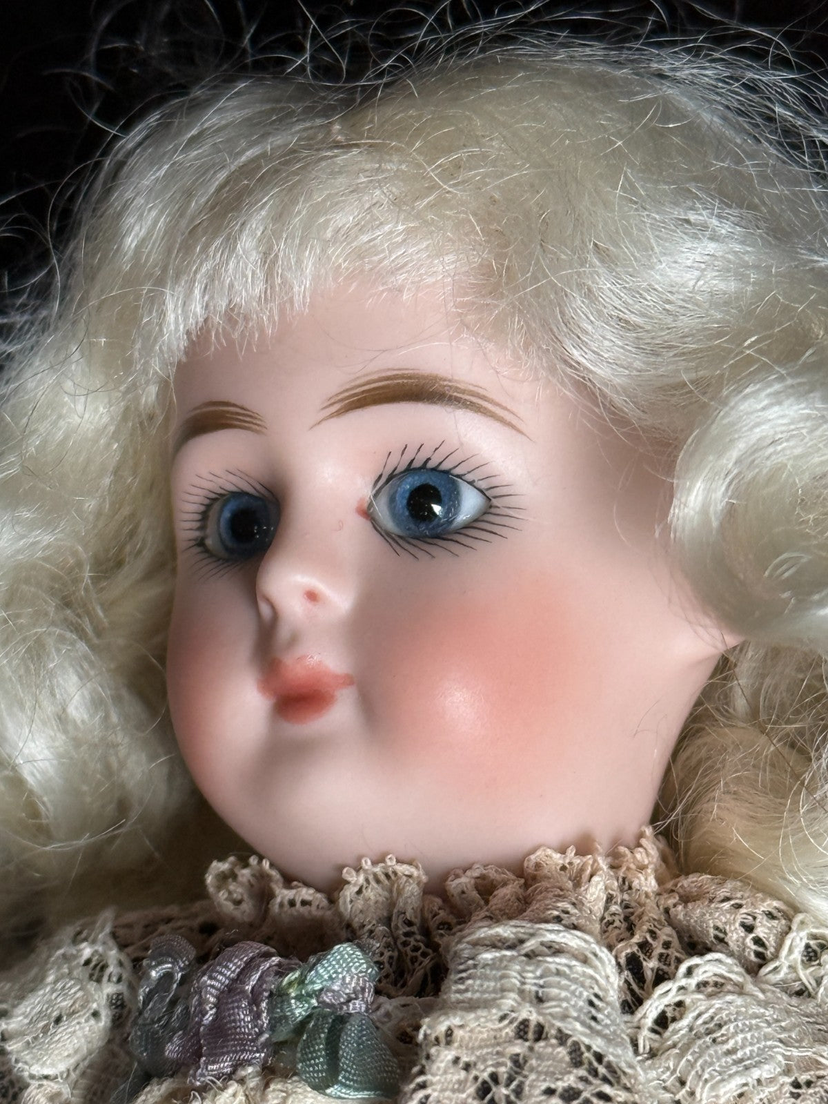 OOAK Darlene Lane 6.25” Repro of Antique German Kestner 208 Mignonette Doll