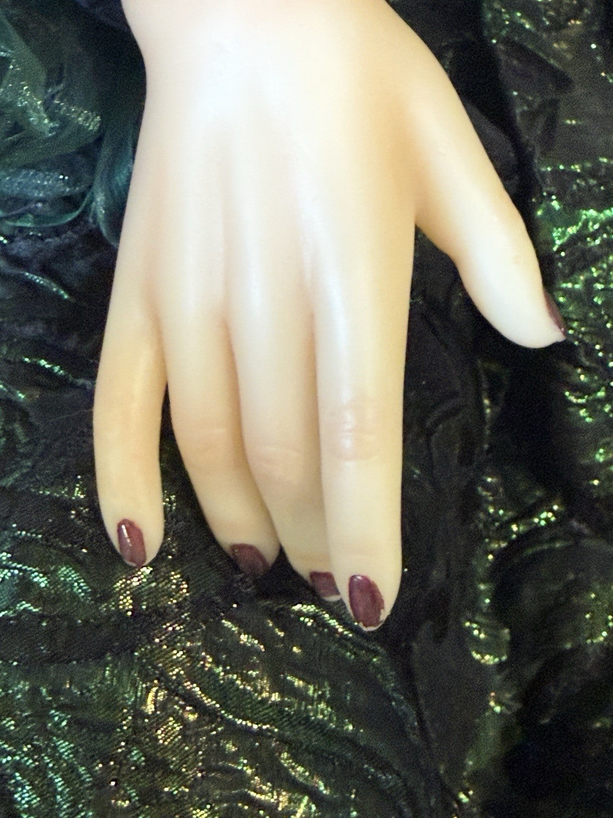 OOAK (?) Collectible Lifelike 48” Wax (?) Doll “Catalina” by Juanita Montoya