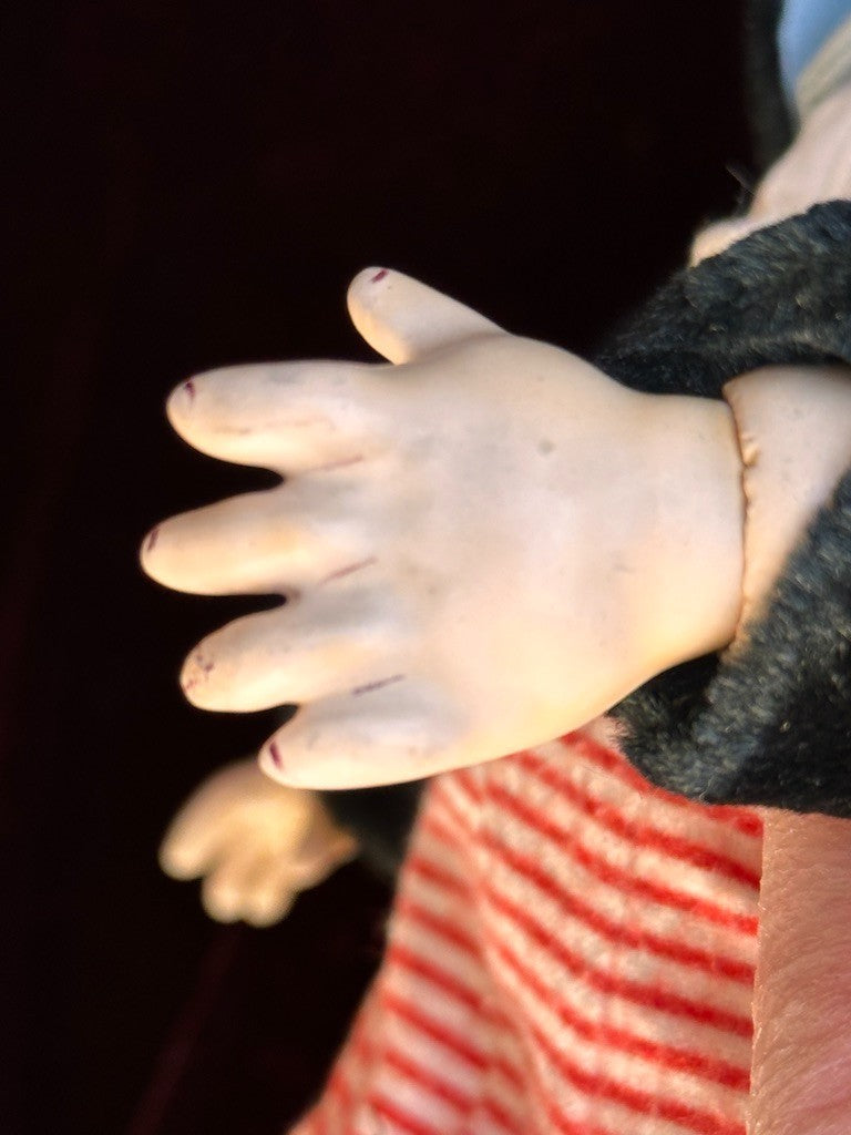 Antique German Max Handwerck U.S. 1 Elite Googly Uncle Sam Bisque Character Doll