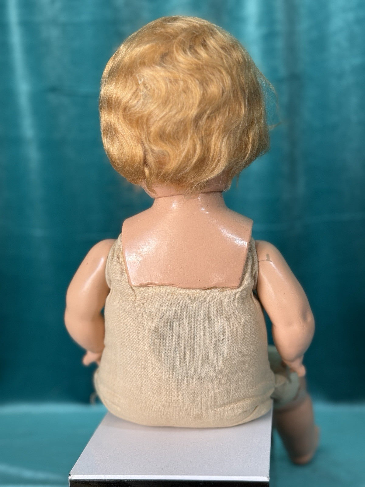 Antique 1930’s Composition 16” Shirley Temple Baby Doll by Ideal Co Flirty Eyes