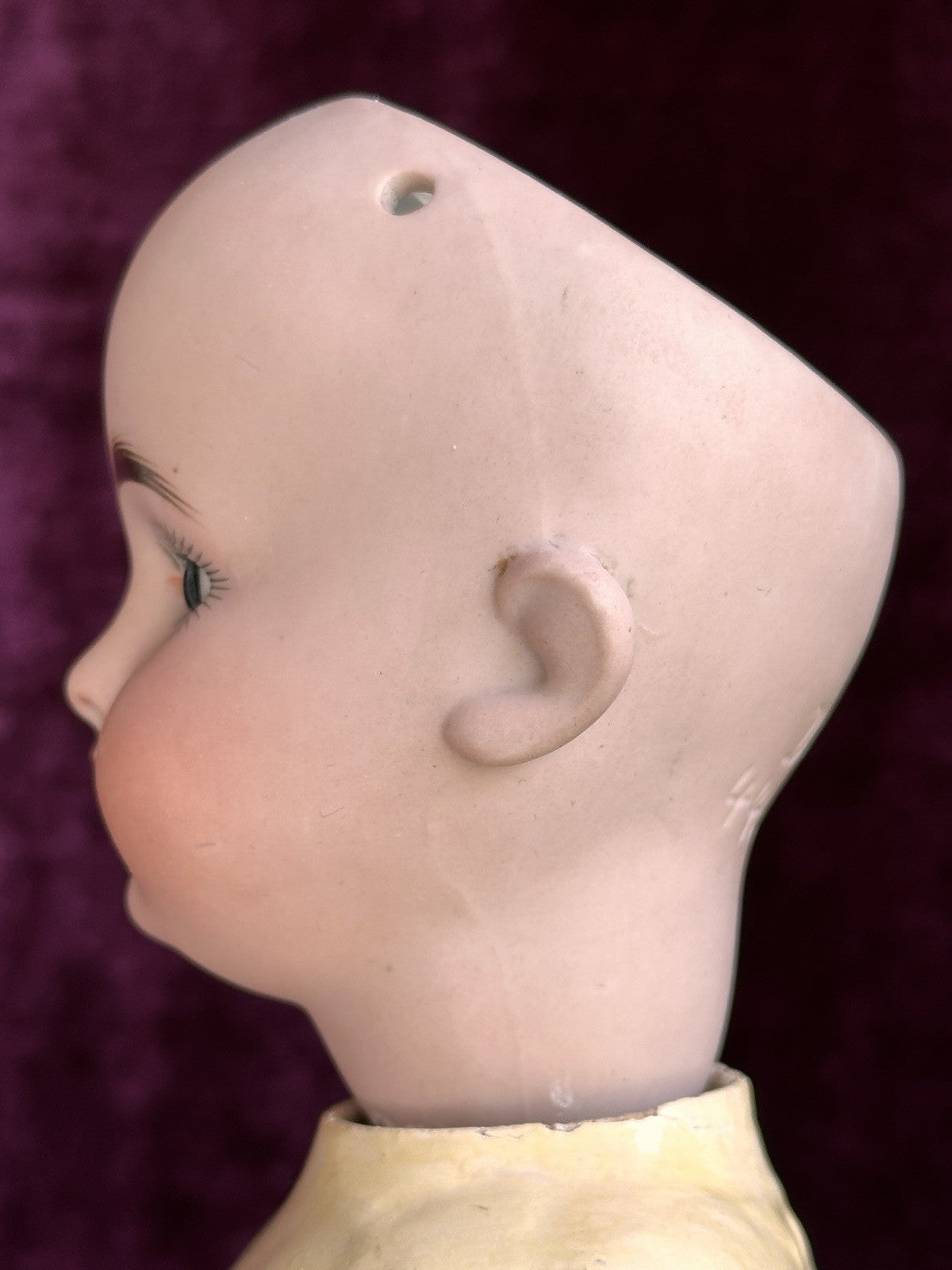 Antique German 15” Gebruder Kuchelnanz 44 DEP Bisque Head Doll