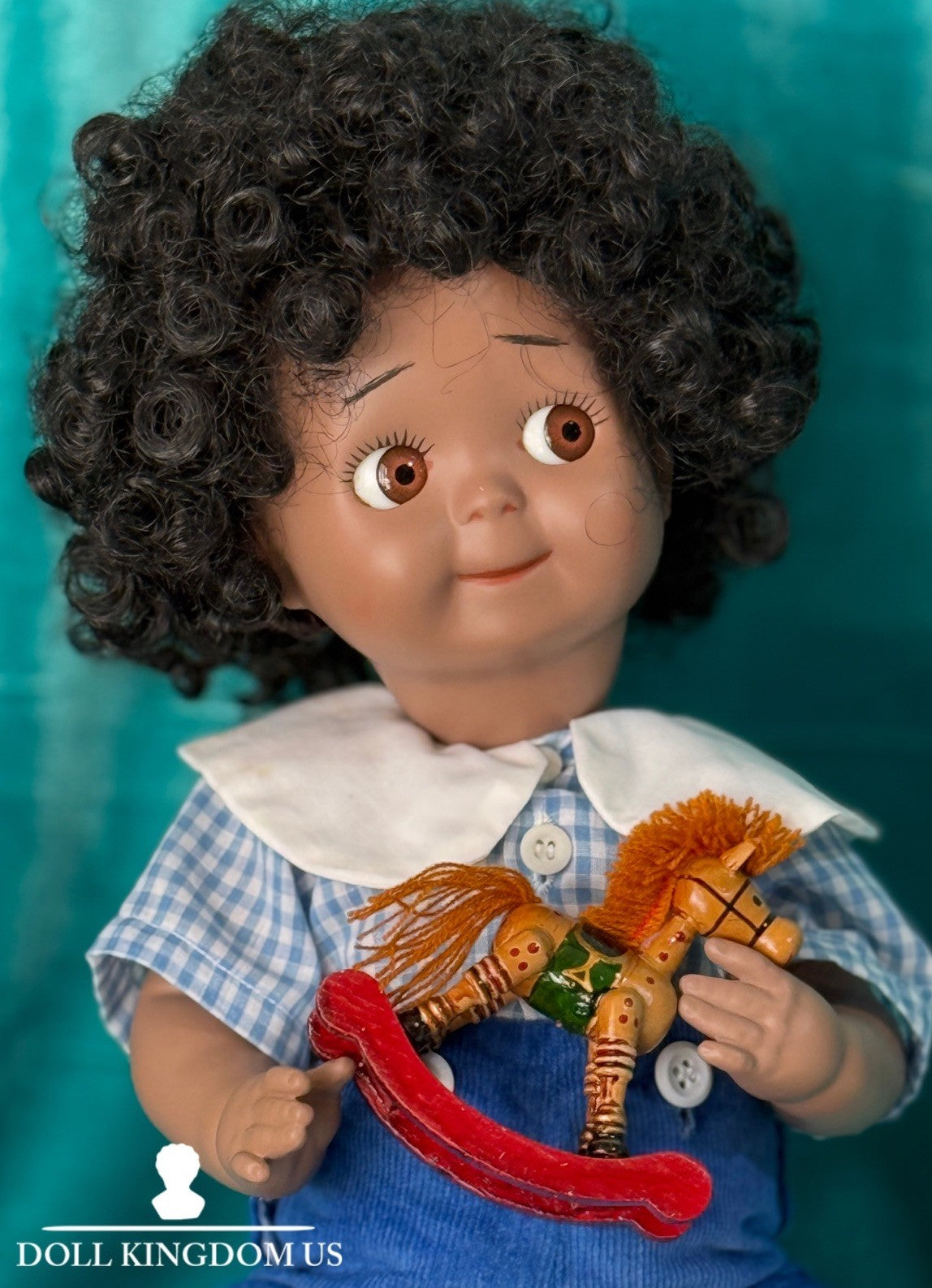 Vintage Reproduction of Antique German JDK 221 Googly Eyes 16” Doll