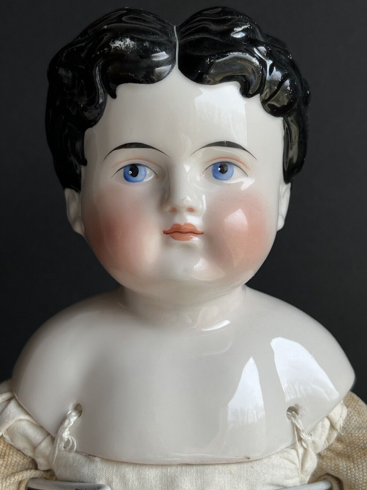 Antique German 22” ABG Alt Beck Gottschalk 784 Exposed Ears China Boy Doll