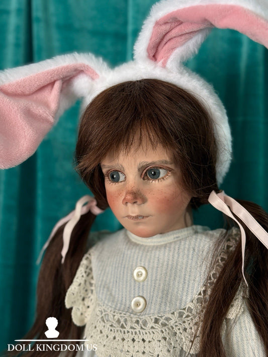 OOAK Porcelain 25” Doll “Angry Clementine” By German Artist Grossle-Schmidt