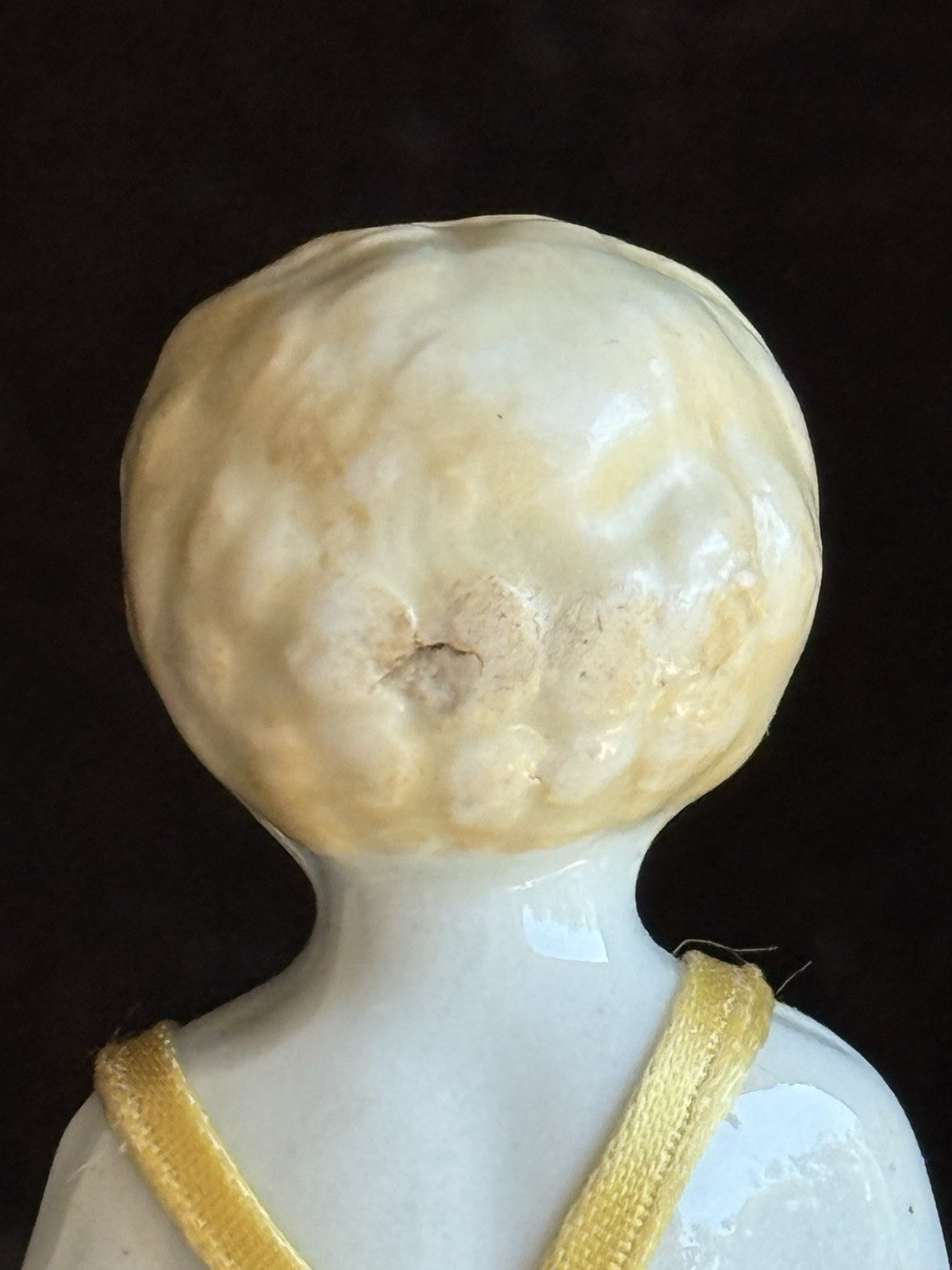 Antique German Miniature 4” Frozen Charlotte China Doll