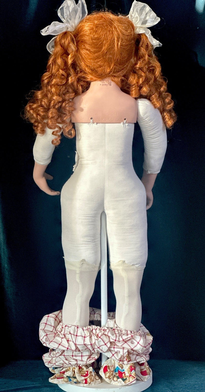 Large 29” Porcelain Doll “Abbie” by Donna Rubert LE 1000 Tag/Toy