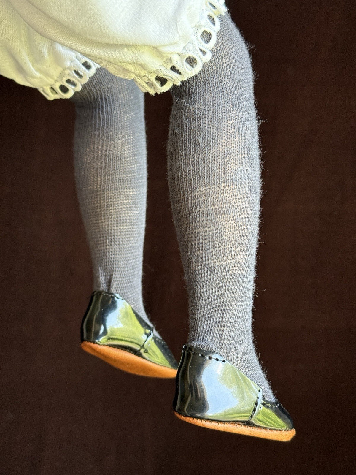 Set of 2 Porcelain Cloth Dolls by Artist Verena Eising