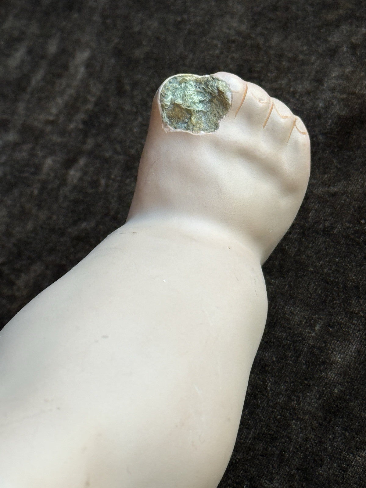 Lot of 2 Antique Bisque Head Baby Dolls Nippon and Koppelsdorf