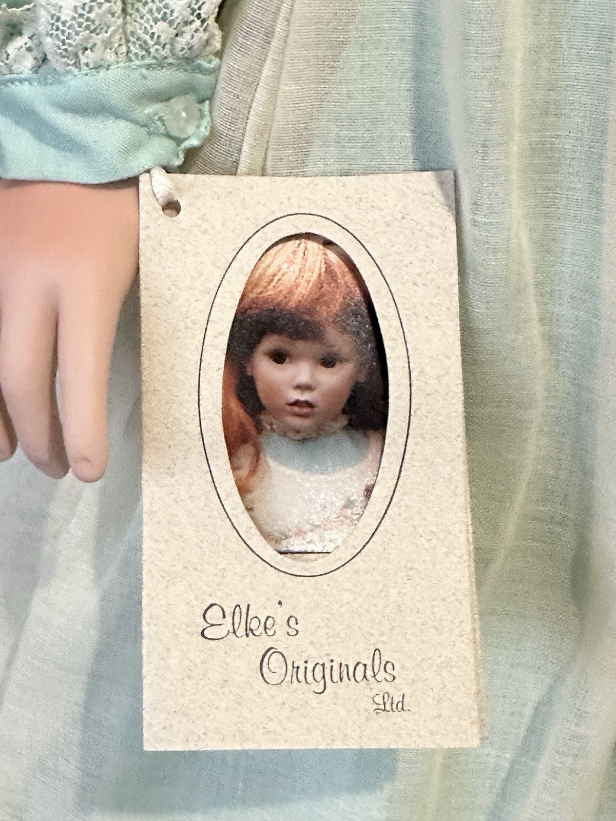 Collectable Elke’s Original Porcelain 24” Doll “Aurora” Box/COA/Book LE 47/250