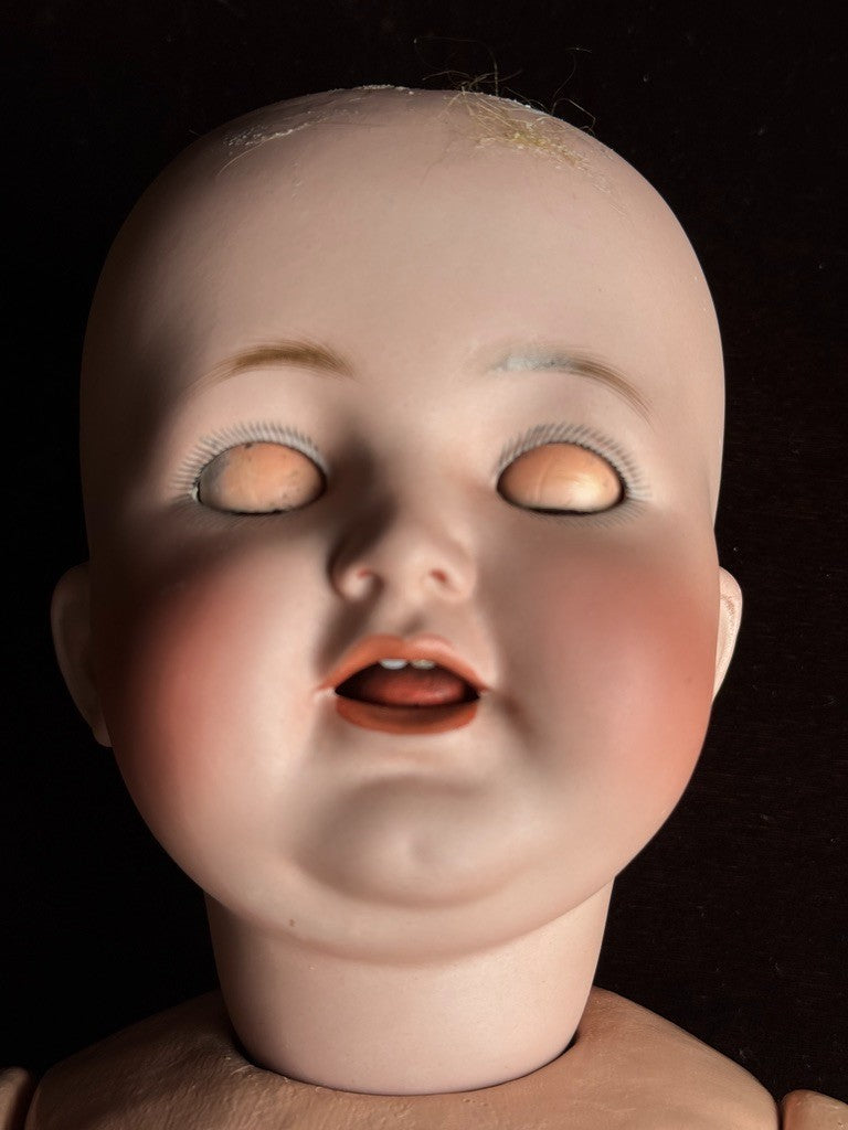 Antique German 22" Simon & Halbig Kammer & Reinhardt 126 Bisque Head Baby Doll