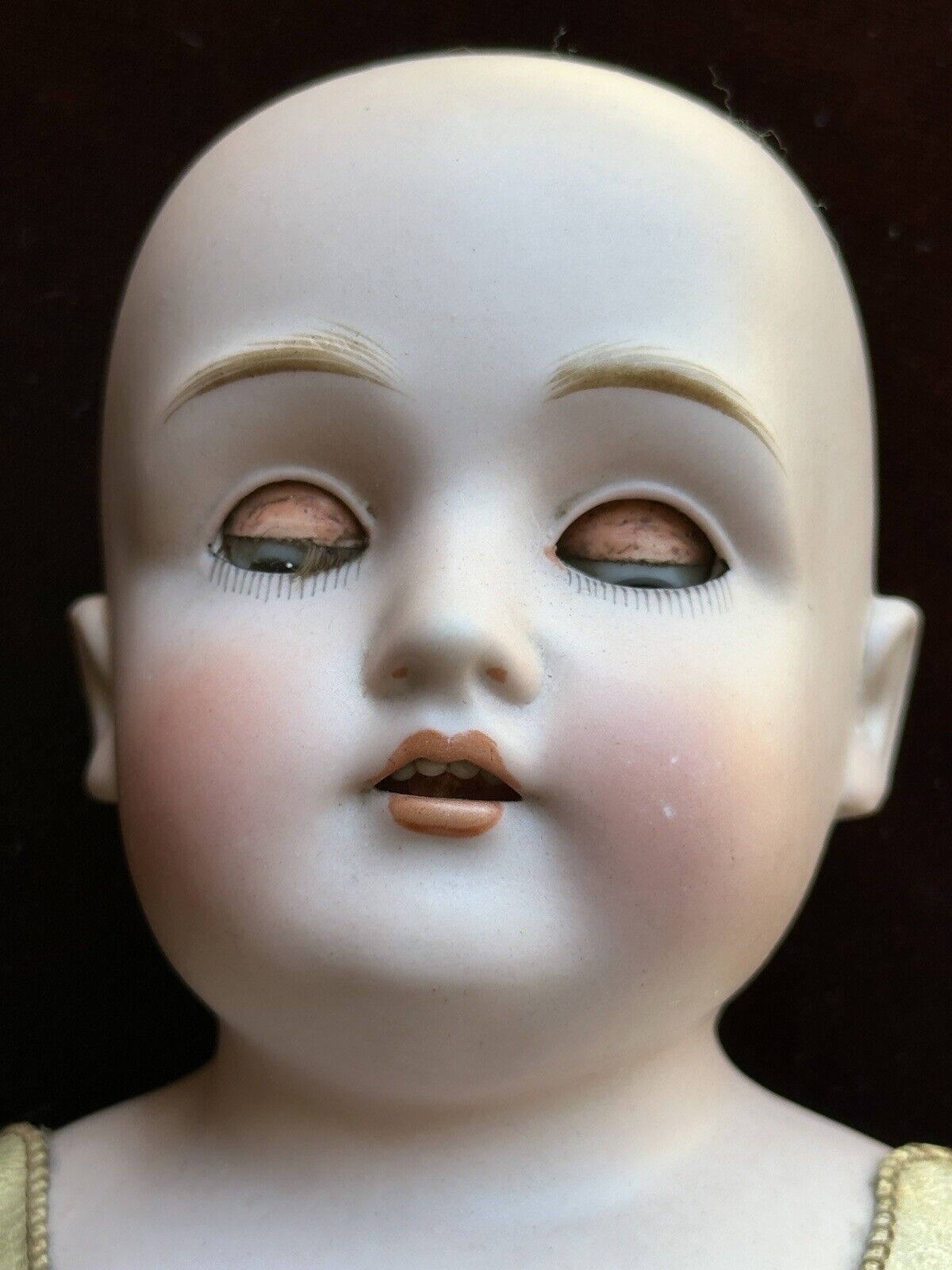 Antique German 18” Kestner 154 Bisque Shoulder Head Doll Stamped Body