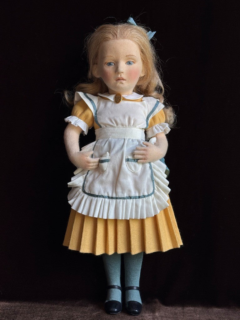 John Wright 17" The Nursery Alice Cloth Felt Doll LE 250 in Box with Certificate