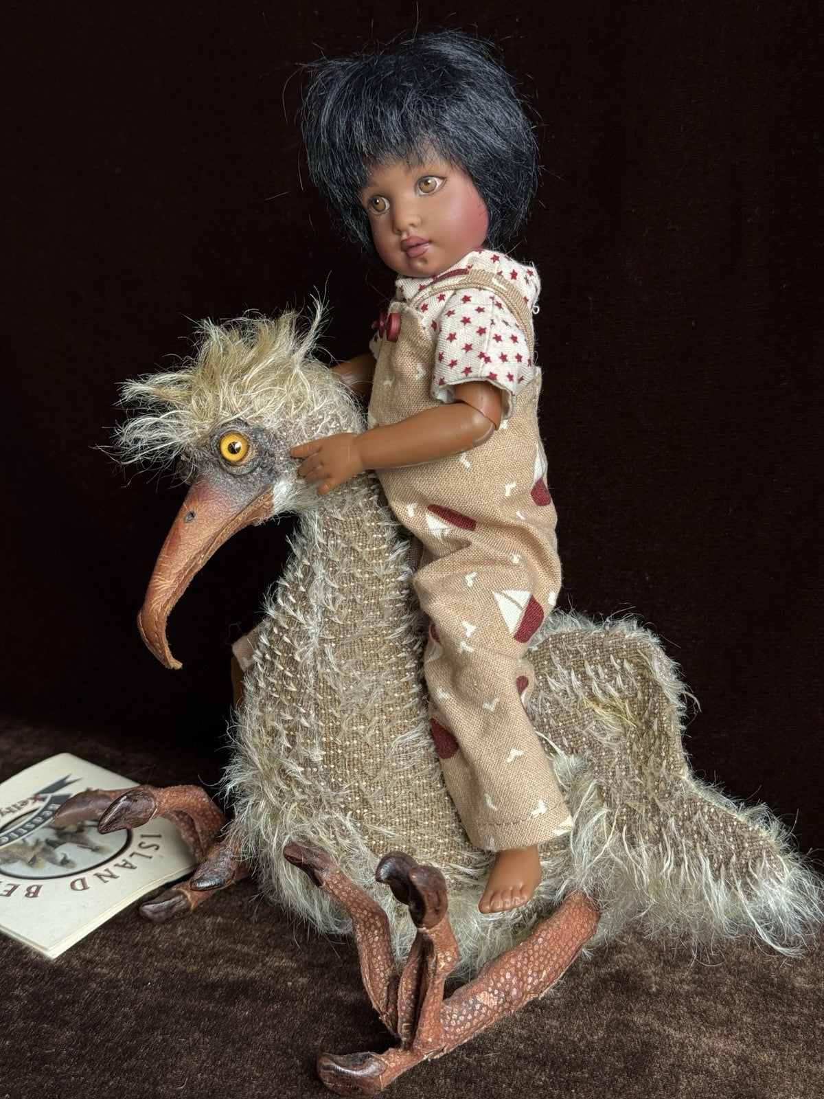 Collectible 7.5” Helen Kish Mowgli Vinyl Jointed Boy Doll