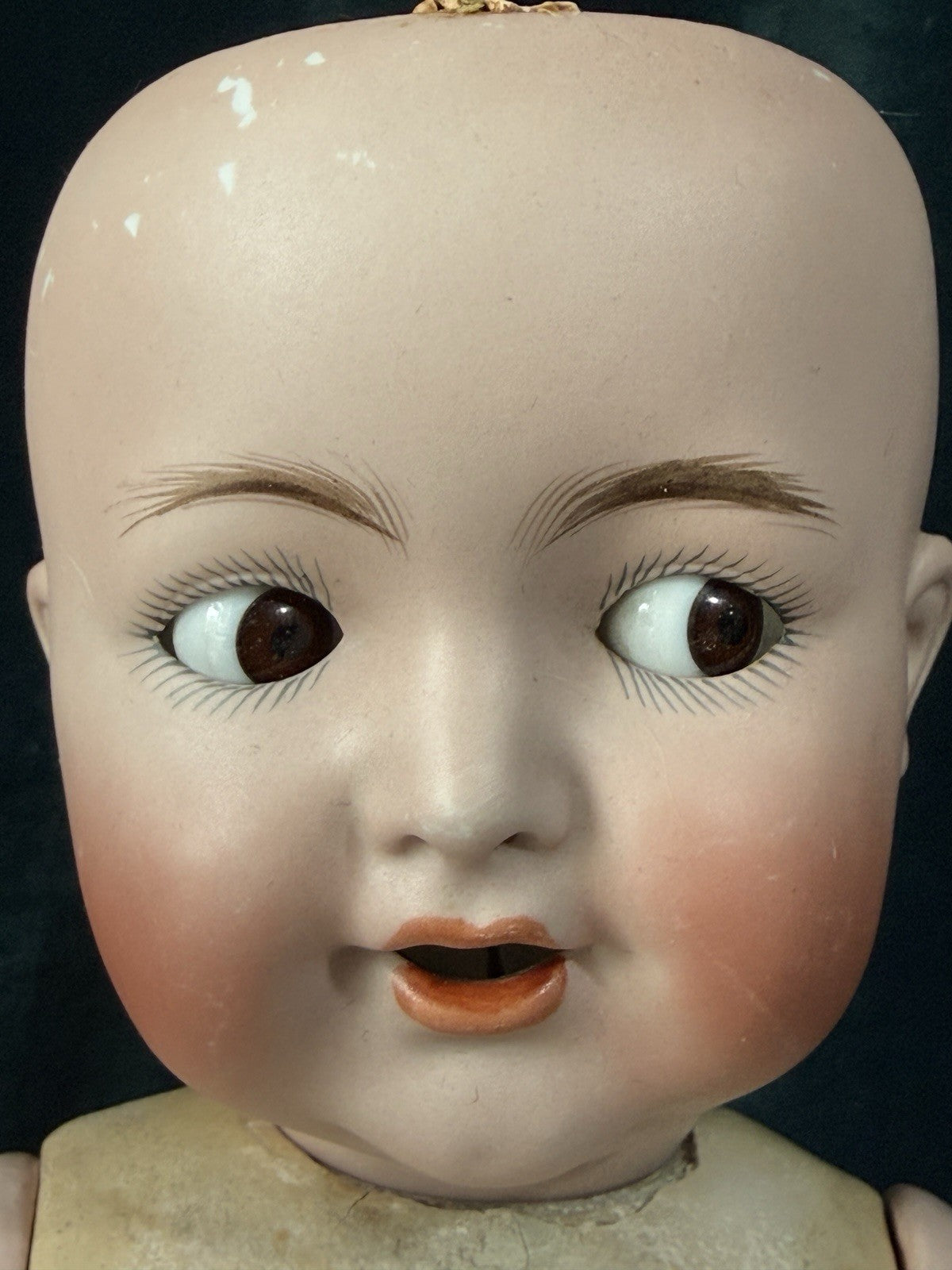 Antique German Kammer & Reinhardt Simon Halbig 126 Flirty Sleepy Eyes 17” Doll
