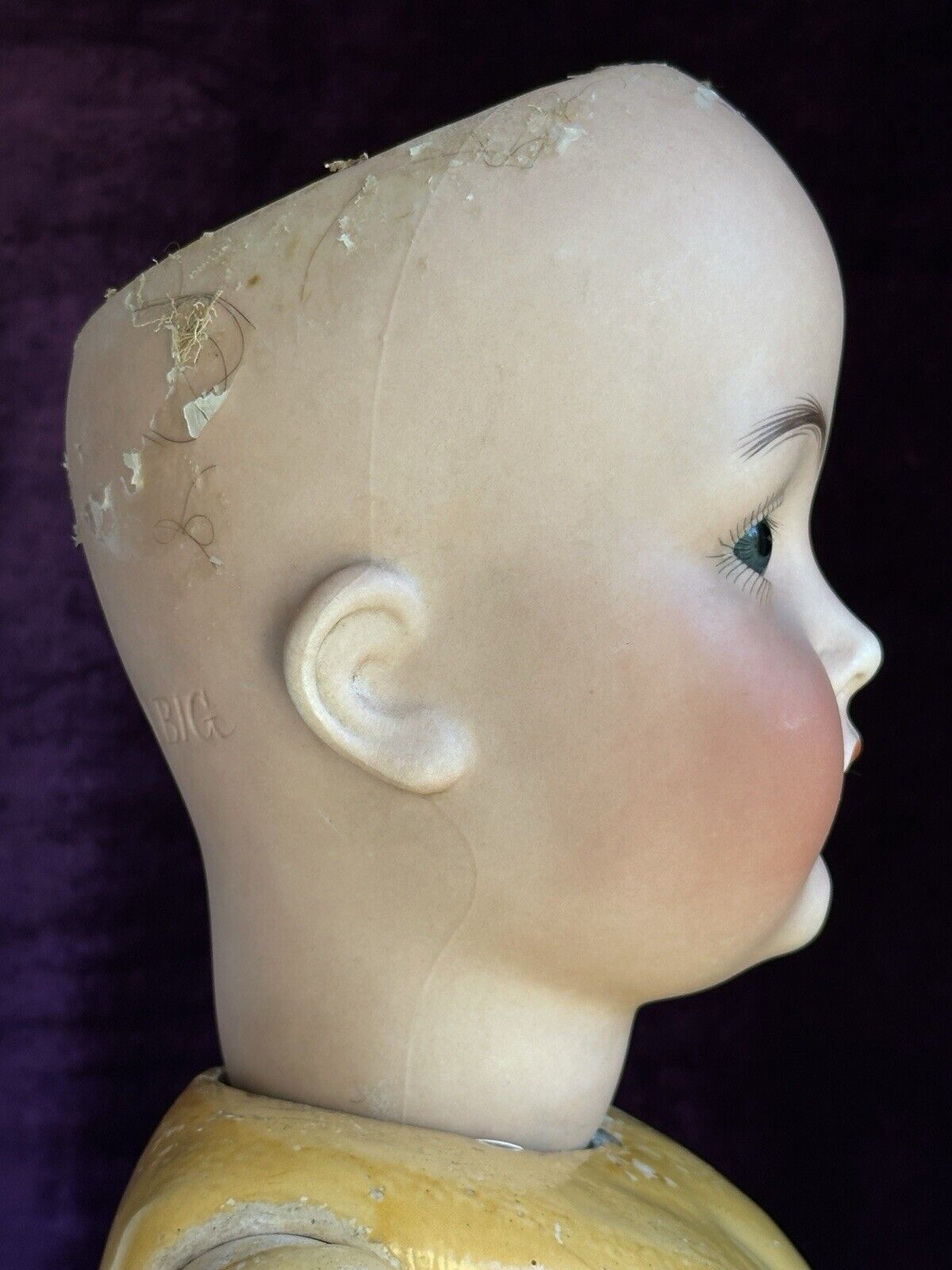 Antique German 29” Halbig Reinhardt 117 n Mein Liebling Flirty Eyes Bisque Doll