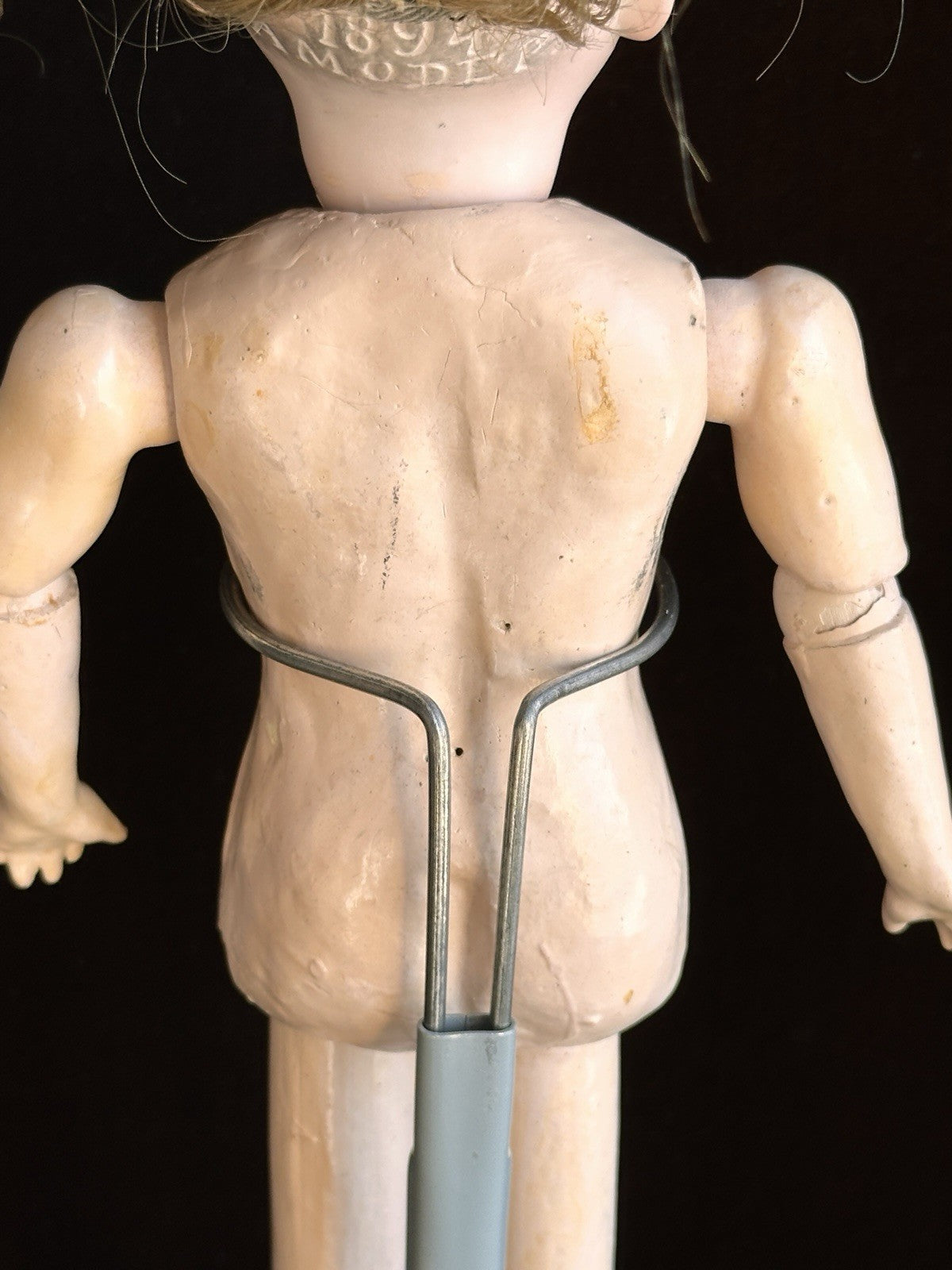 Antique German 14” Armand Marseille 1894 Dep Bisque Head Doll