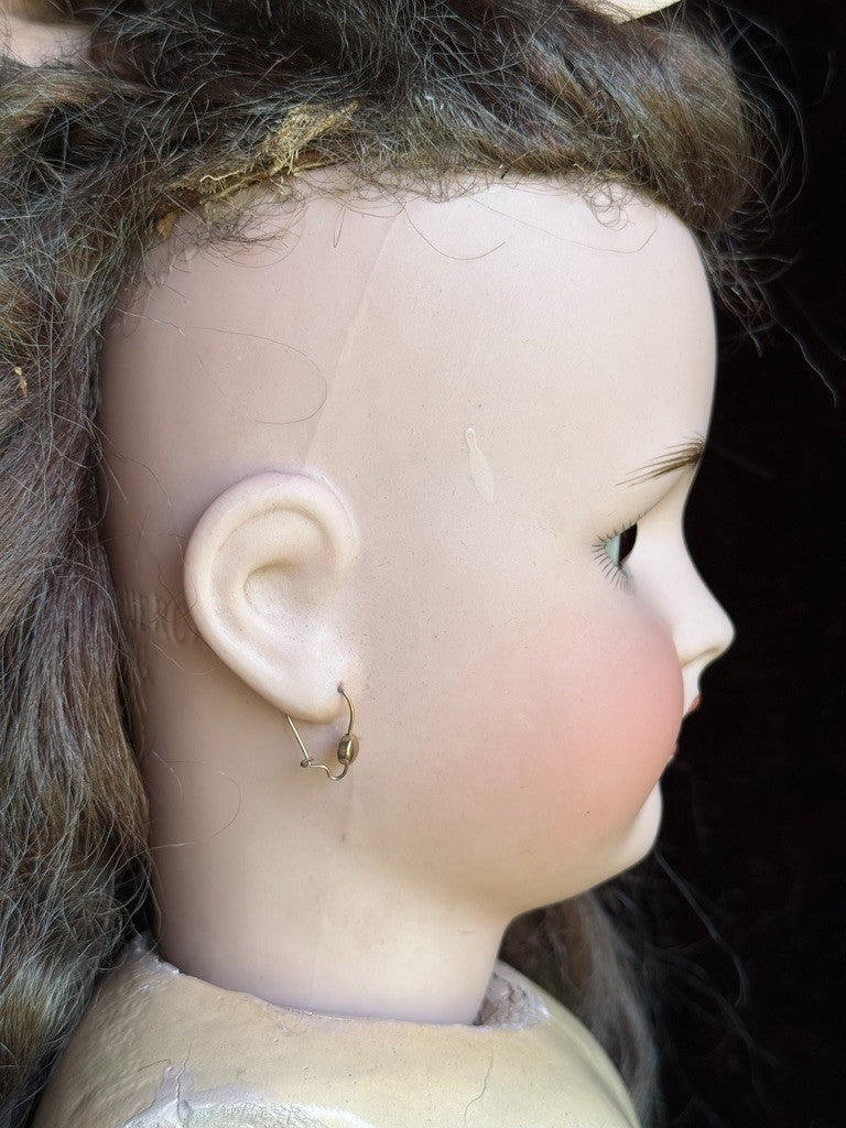 Antique German 29” Simon Halbig  Heinrich Handwerck Bisque Head Doll