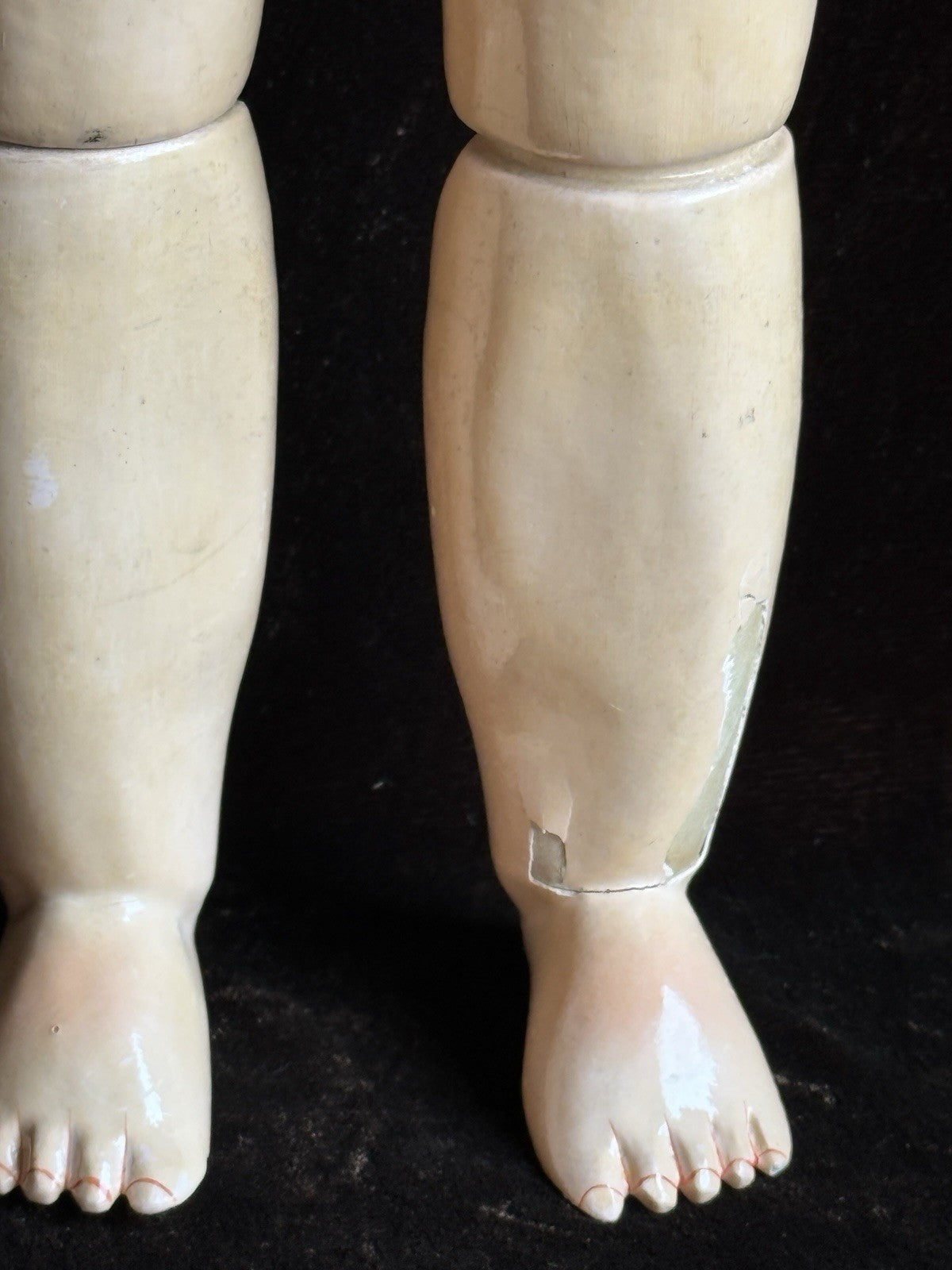 Antique French 21” Tout en Bois All Wood Doll