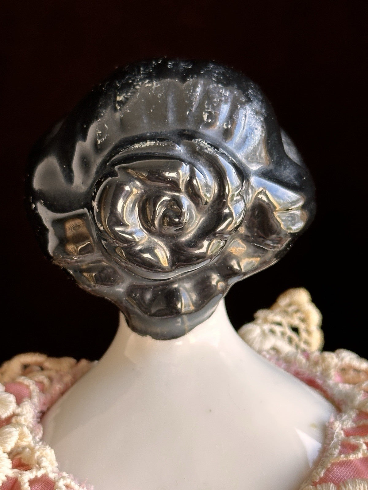 Vintage 13” Reproduction of Antique German Lydia China Head Doll