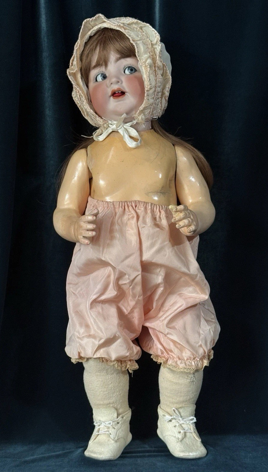 Large 24” Antique German Kammer & Reinhardt Simon Halbig 126 Flirty Eyes Doll
