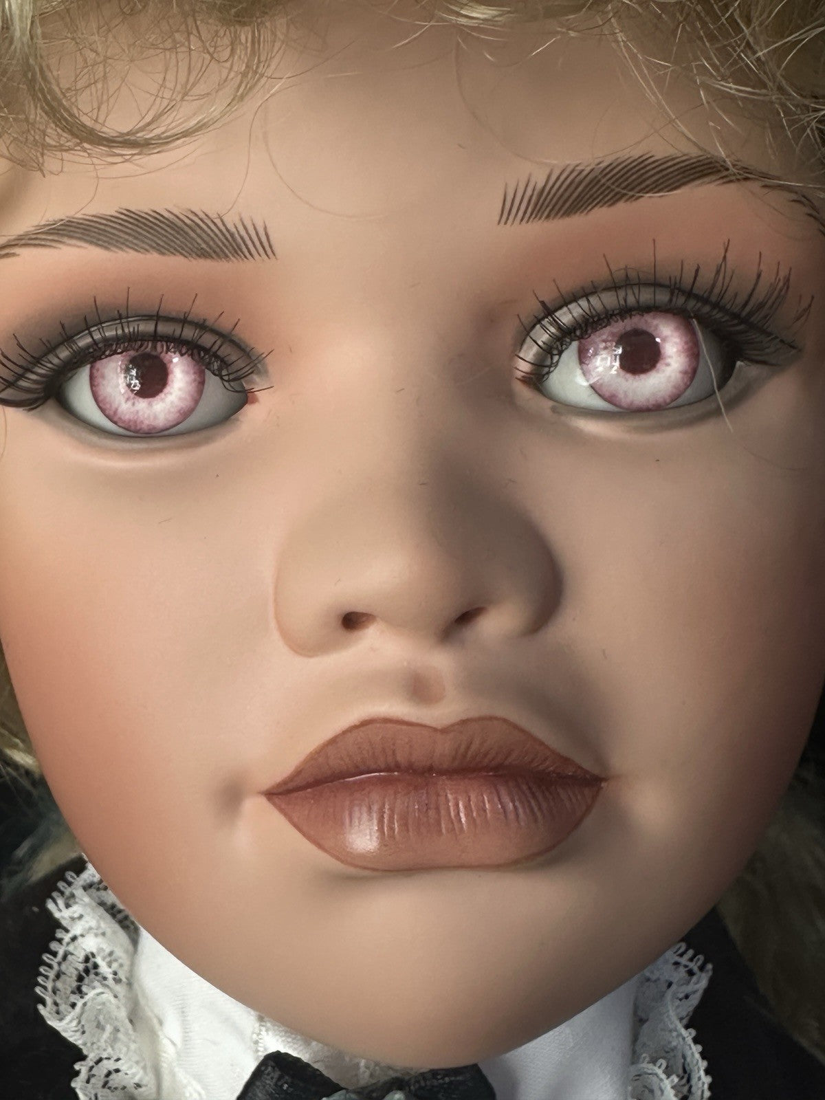 Collectible Jan Mclean 1998 30" Porcelain Doll “Patricia” For Exclusively Yours
