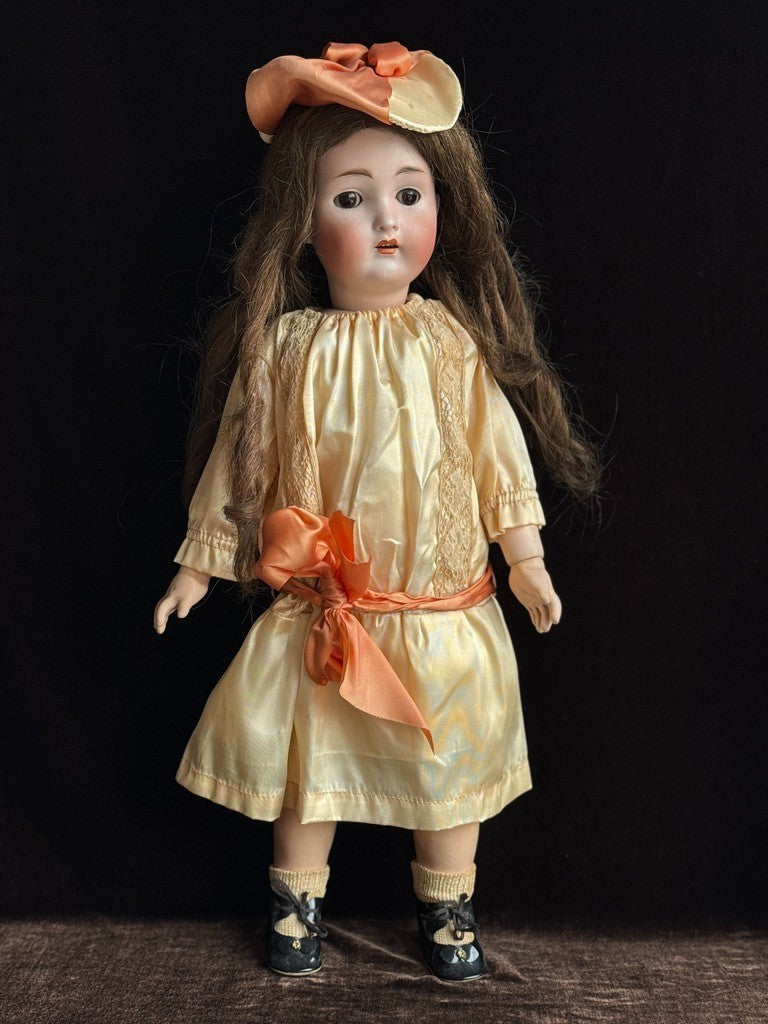 Antique German 21" Alt Beck Gottschalck 136 Bisque Head Doll