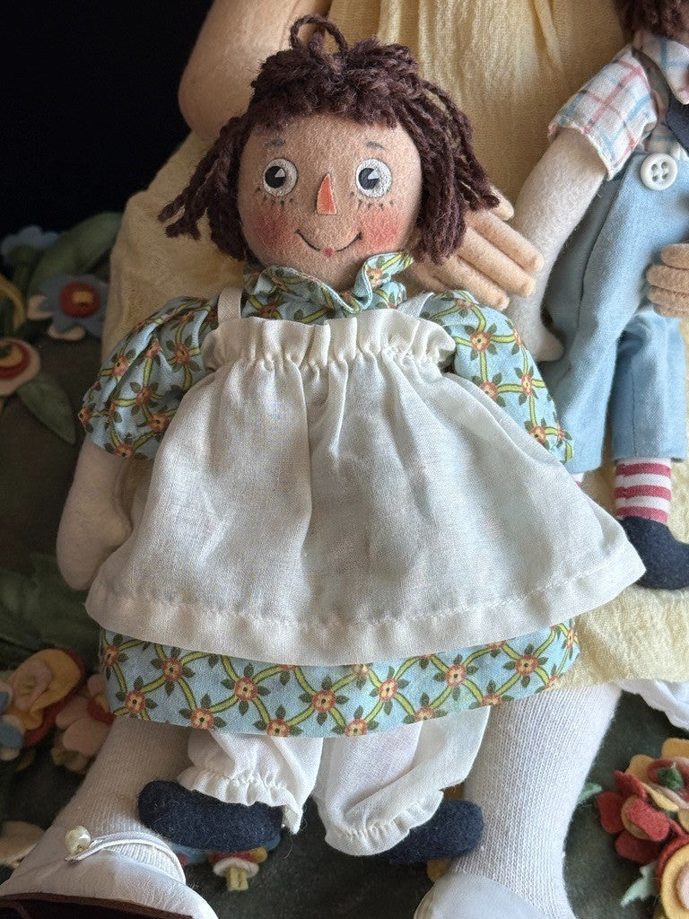 John Wright Marcella A Raggedy Ann Story Complete Set of Dolls LE 100