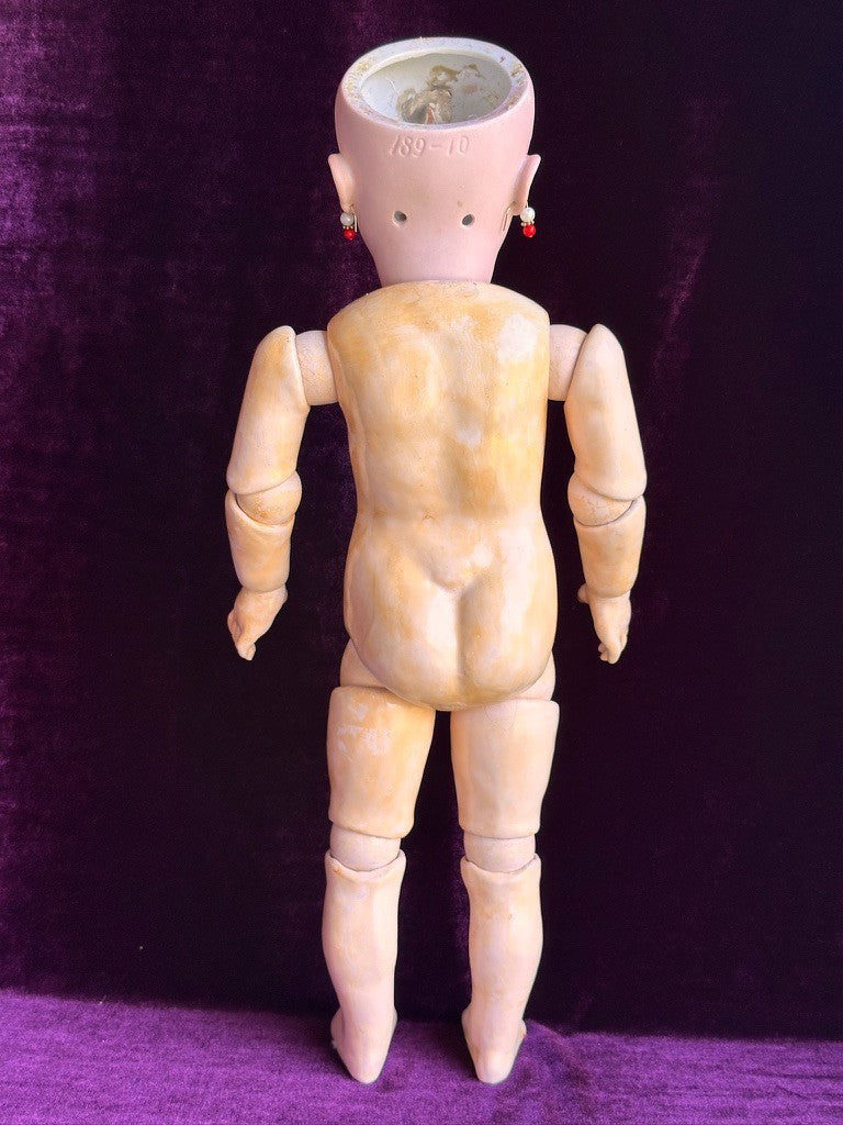 Rare Early Antique German 18” Kestner 189 Bisque Head Doll Composition Body