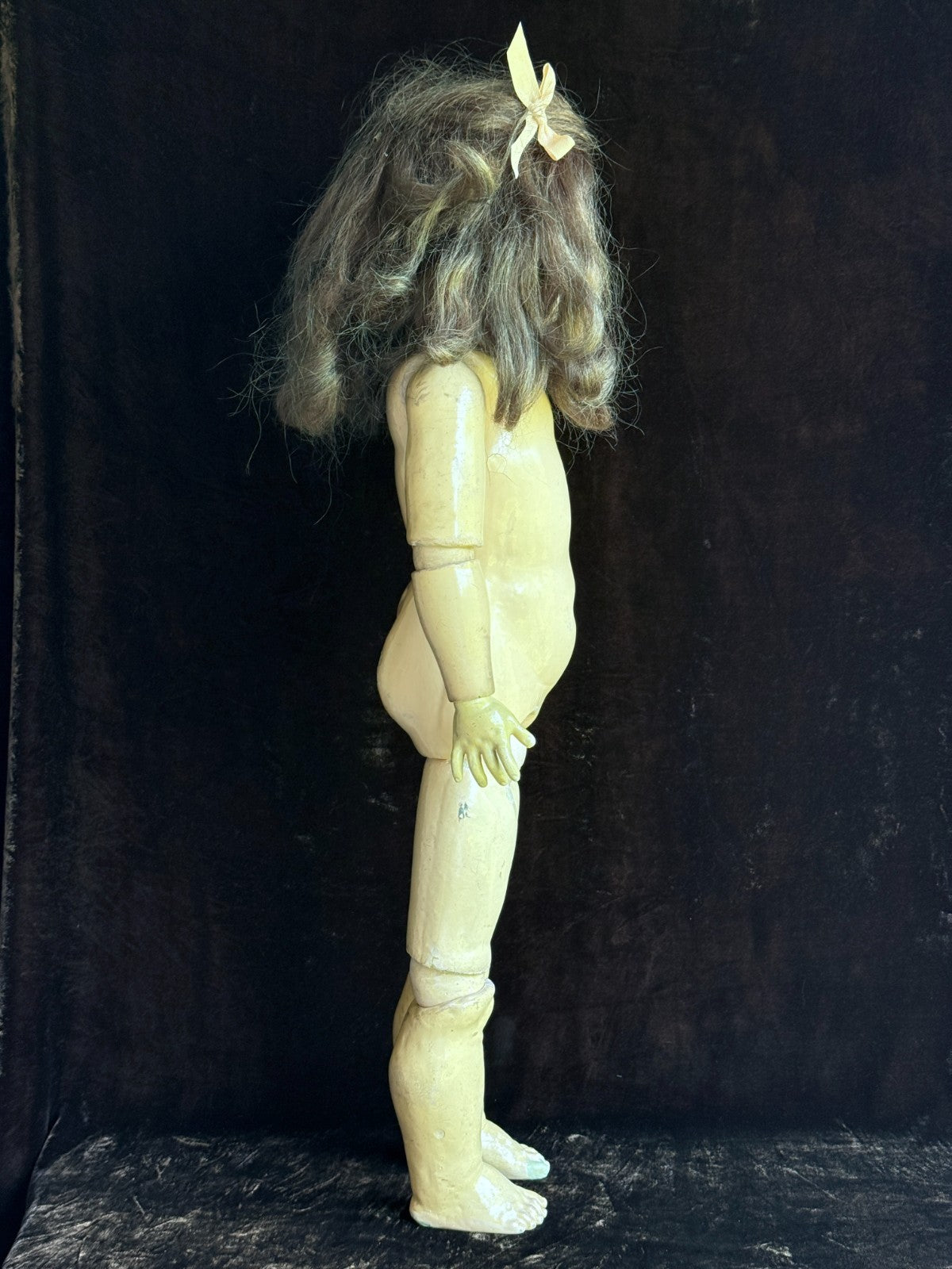 Antique German 29” Simon Halbig  Heinrich Handwerck Bisque Head Doll