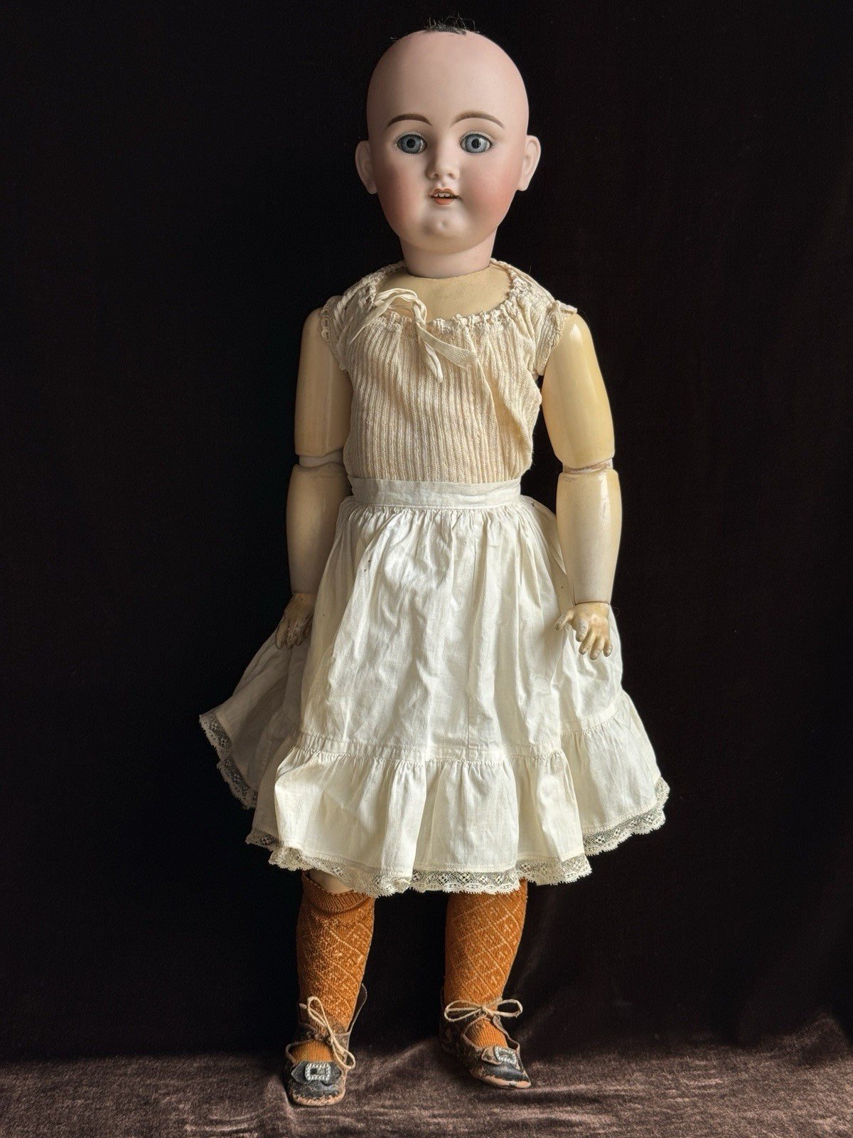 Antique German 24” Adolf Wislizenus 101 My Sweetheart Bisque Head Doll