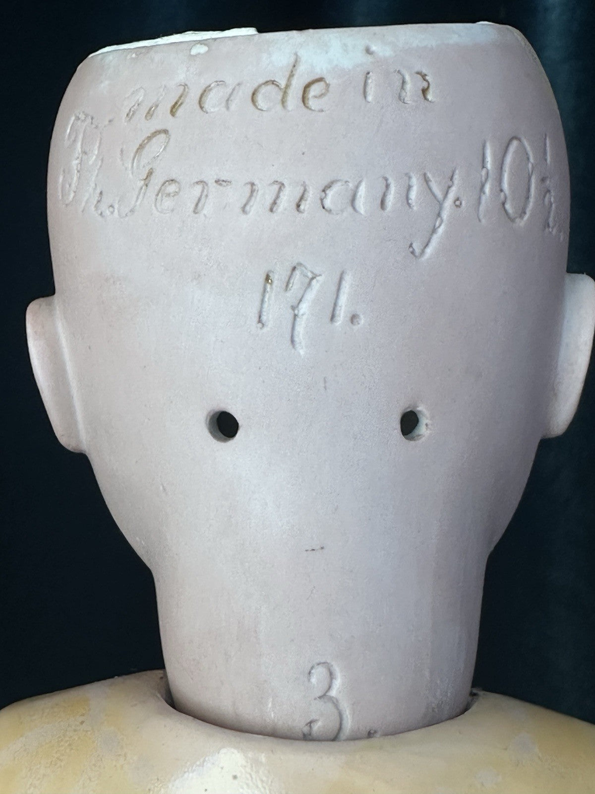 Antique JDK Kestner Mold 171 21” Doll Bisque Head Stamped Composition Body