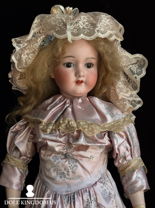 Large Antique German 31" Armand Marseille 390 Bisque Head Doll