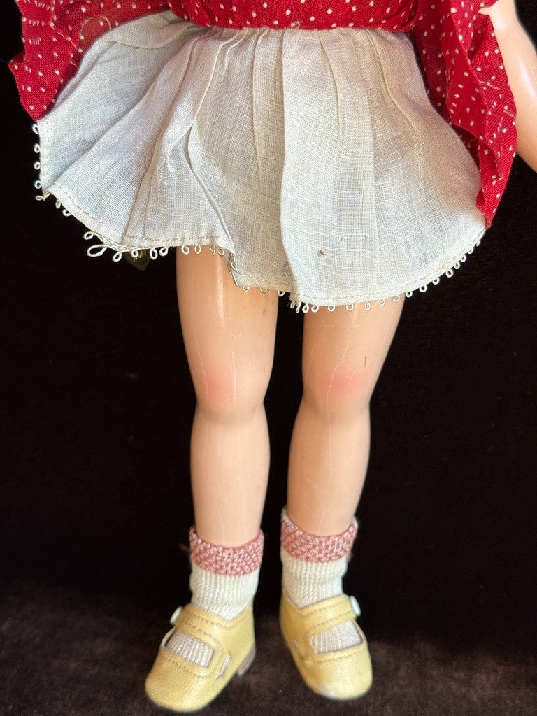 Vintage Effanbee 14" Composition Suzanne Doll with Original Tag