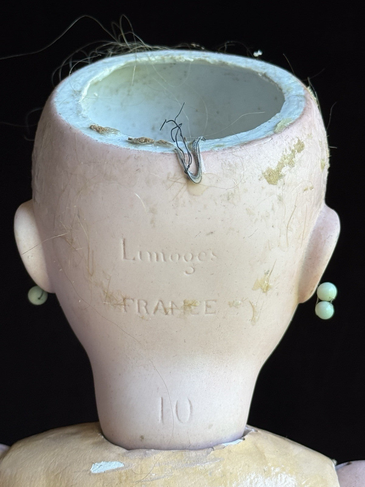 Antique French 21.5” Laternier Limoges Bisque Head Doll
